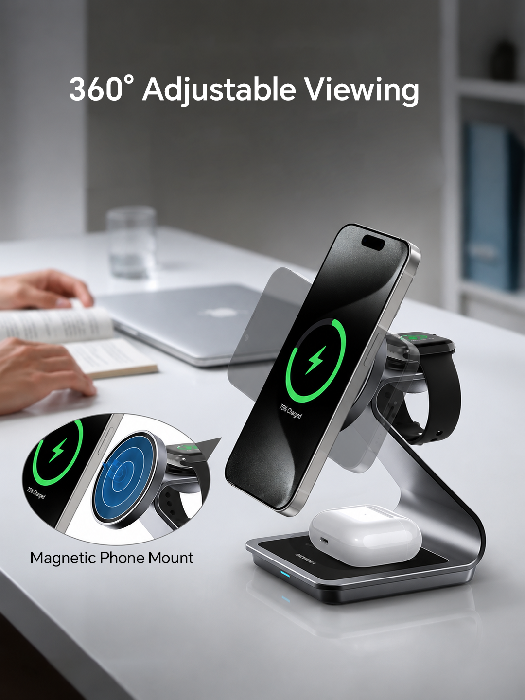 3-in-1 Foldable Wireless Charger