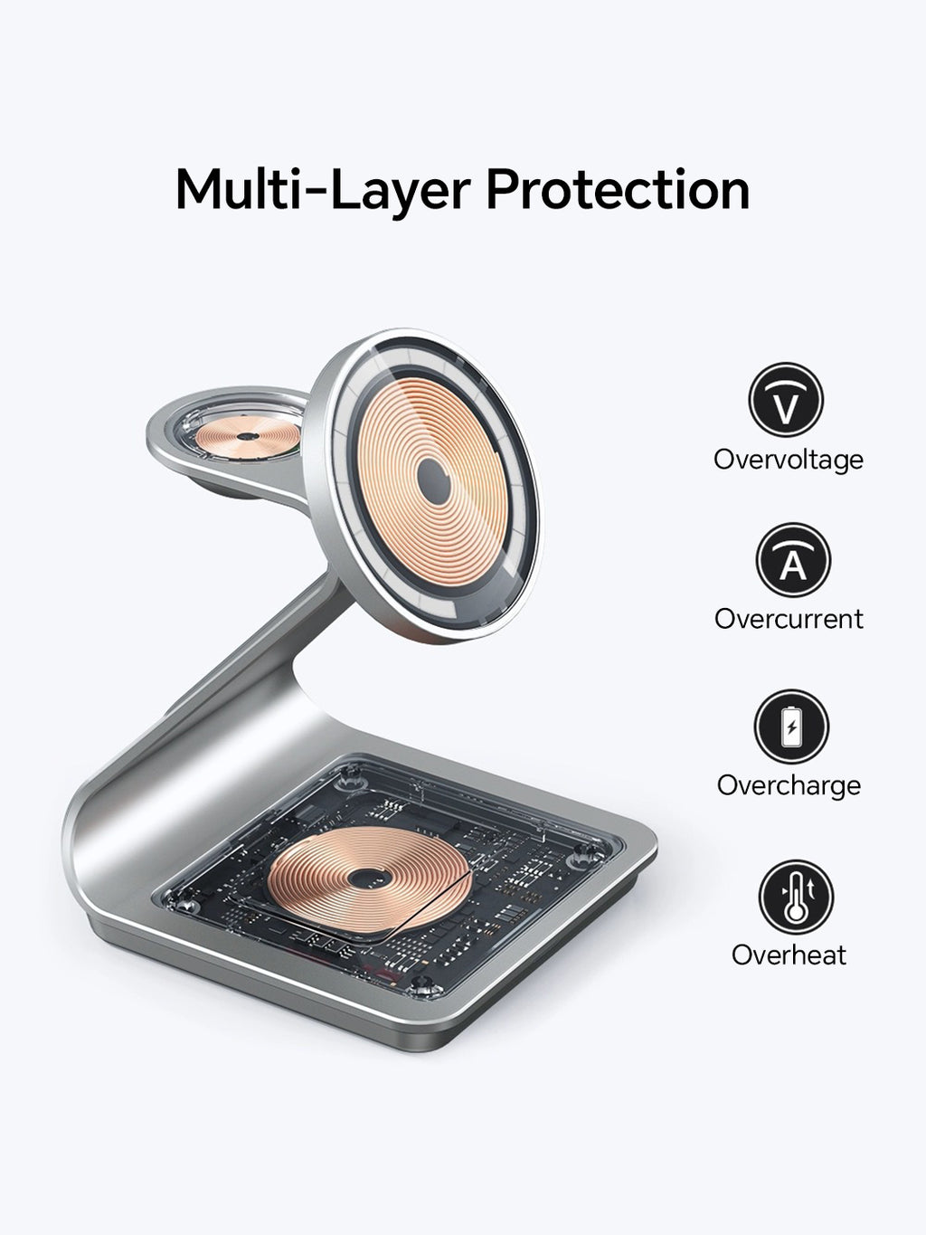 3-in-1 Foldable Wireless Charging Stand