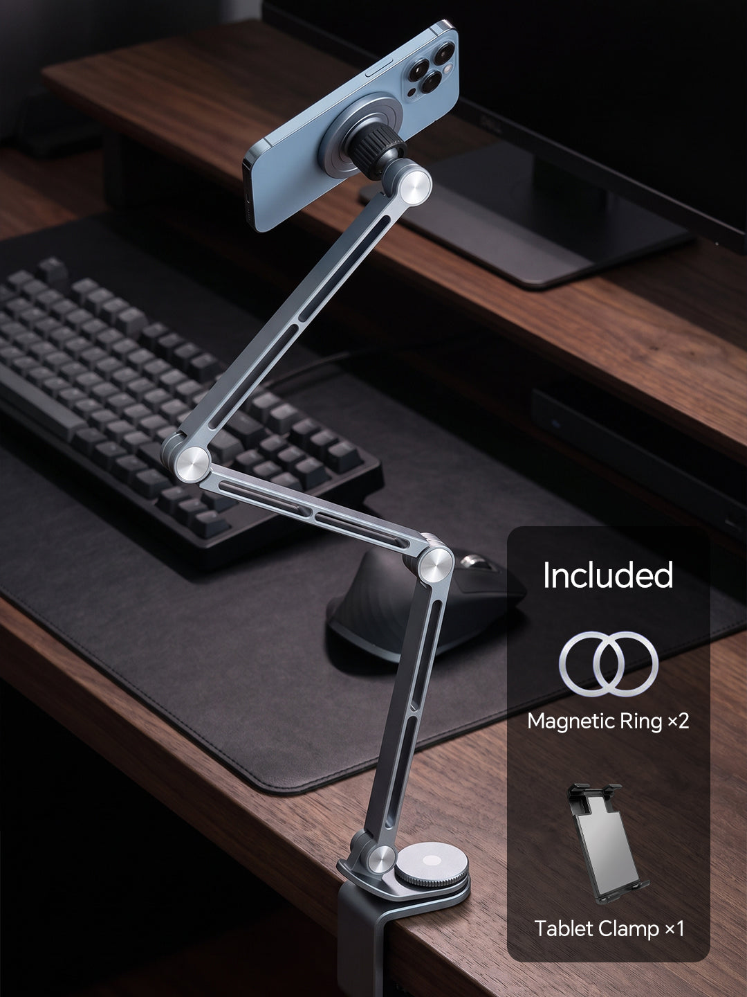 AlloyRoar™ MechRig | Precision Magnetic Dual Stand